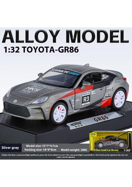 1:32 16CM Alaşım Araba Modeli Spor Araba Sedan Ses ve Işık Bumerang Kapı Açacağı Araba Modeli Koleksiyonluk Süs (Yurt Dışından)