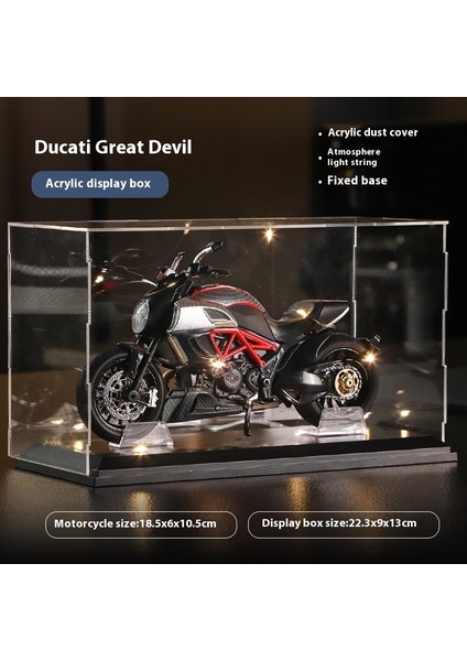 1:12 Alaşımlı Motosiklet Modeli Ses ve Işık Şok Emme Scooter Modeli Koleksiyonluk Süs (Yurt Dışından)