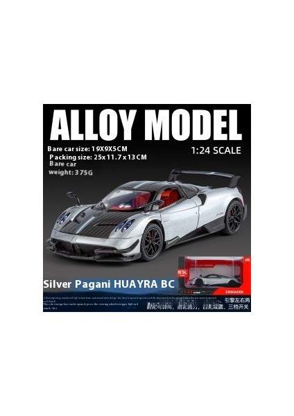 1:24 23CM Alaşım Araba Modeli Simülasyon Spor Araba Oyuncakları Sürücü Kapısı Ses ve Işık Modeli Araba Koleksiyonu Süsleri (Yurt Dışından)