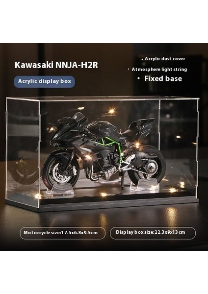 1:12 Simülasyon Motosiklet Ses ve Işık Şok Emici Alaşım Araba Modeli Butik Koleksiyon Süsleri (Yurt Dışından)