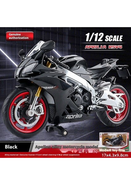 1:12 Alaşımlı Motosiklet Modeli Koleksiyonluk Süs (Yurt Dışından)