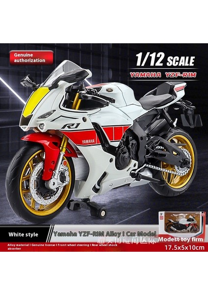 1:12 Alaşımlı Motosiklet Modeli Koleksiyonluk Süs (Yurt Dışından)