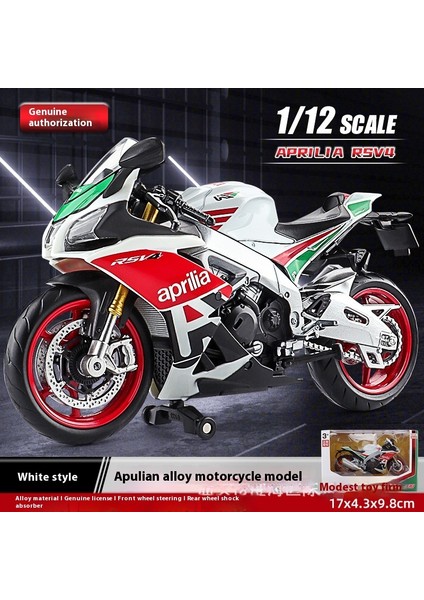 1:12 Alaşımlı Motosiklet Modeli Koleksiyonluk Süs (Yurt Dışından)