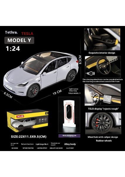 1:24 23CM Alaşım Araba Modeli Simülasyon Spor Araba Oyuncakları Sürücü Kapısı Ses ve Işık Modeli Araba Koleksiyonu Süsleri (Yurt Dışından)