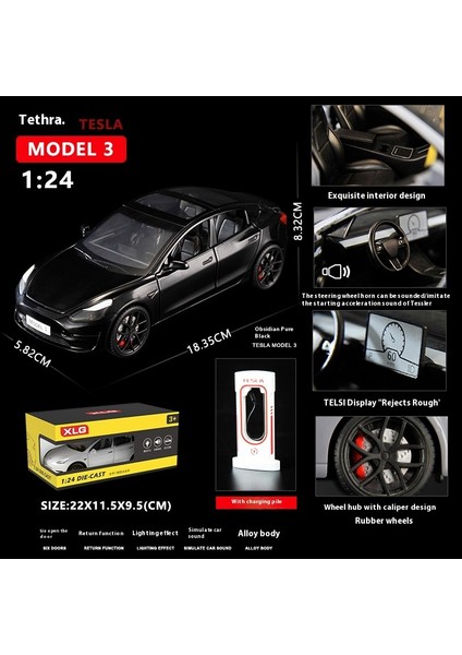 1:24 23CM Alaşım Model Araba Sürücü Kapısı Ses ve Işık Bumerang Araba Koleksiyon Süsleri (Yurt Dışından)