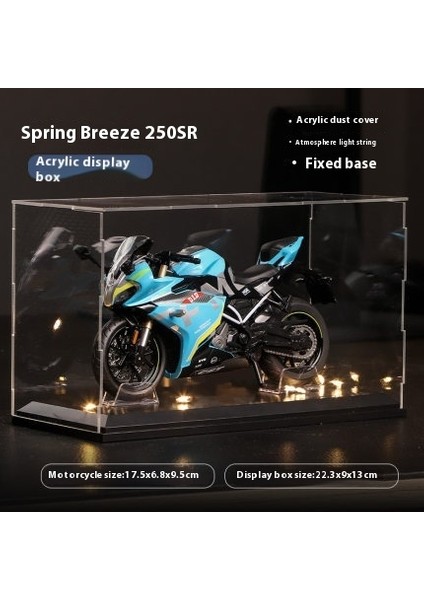 1:12 Simülasyon Motosiklet Ses ve Işık Şok Emici Alaşım Araba Modeli Butik Koleksiyon Süsleri (Yurt Dışından)