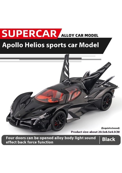 1:24 23CM Alaşım Araba Modeli Simülasyon Spor Araba Oyuncakları Sürücü Kapısı Ses ve Işık Modeli Araba Koleksiyonu Süsleri (Yurt Dışından)