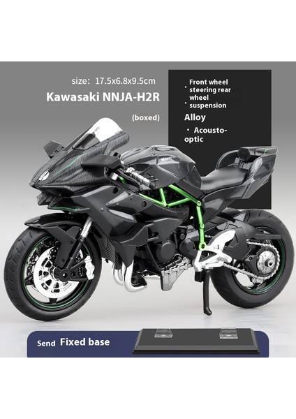 1:12 Alaşımlı Motosiklet Modeli Ses ve Işık Şok Emme Scooter Modeli Koleksiyonluk Süs (Yurt Dışından)