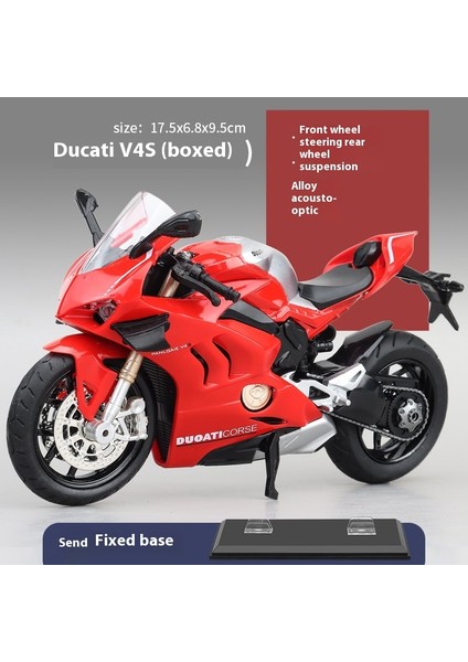 1:12 Alaşımlı Motosiklet Modeli Ses ve Işık Şok Emme Scooter Modeli Koleksiyonluk Süs (Yurt Dışından)