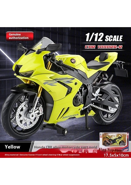 1:12 Alaşımlı Motosiklet Modeli Koleksiyonluk Süs (Yurt Dışından)