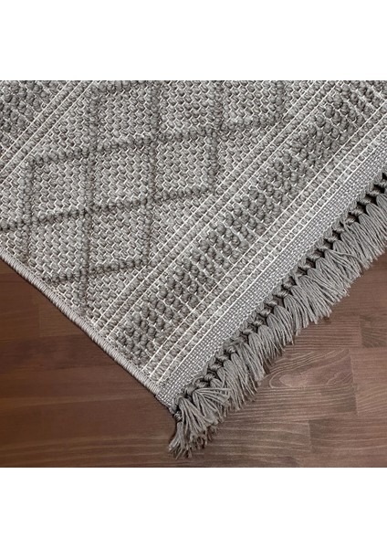 Doha Koleksiyonu Mikrofiber İplik Jüt Taban Lüks Halı