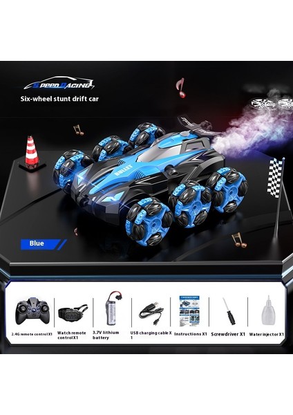 Yeni Dublör Rc Araba Çift Taraflı Drift 4WD Buggy (Yurt Dışından)