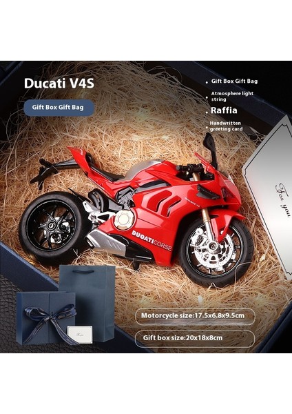 1:12 Alaşımlı Motosiklet Modeli Ses ve Işık Şok Emme Scooter Modeli Koleksiyonluk Süs (Yurt Dışından)