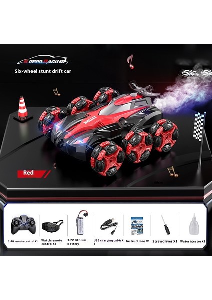 Yeni Dublör Rc Araba Çift Taraflı Drift 4WD Buggy (Yurt Dışından)