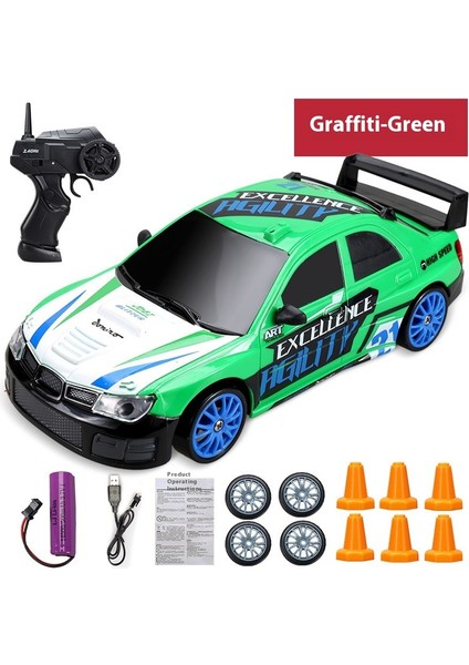 Drift Uzaktan Kumandalı Araba Küçük 4WD Yarış Arabası Yüksek Hızlı Çocuk Oyuncak Araba (Yurt Dışından)