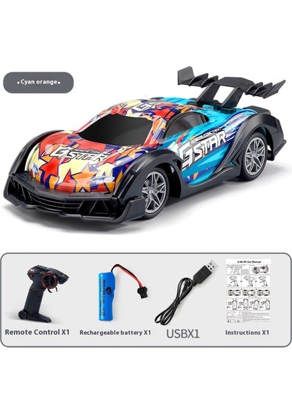 Yeni Uzaktan Kumandalı Yarış Arabası Yüksek Hızlı Drift Uzaktan Kumandalı Araba Spor Araba Modeli (Yurt Dışından)