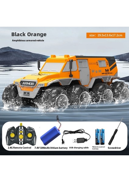 Sınır Ötesi Uzaktan Kumandalı Dublör Araba Tırmanma 4WD Arazi Aracı Plaj Oyuncakları Koca Ayak Kara ve Su Aracı (Yurt Dışından)