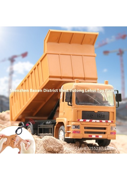 Uzaktan Kumandalı Vinç Ekskavatör Mühendislik Araba Direksiyon Damperli Vinç Modeli Çocuk Oyuncakları (Yurt Dışından)