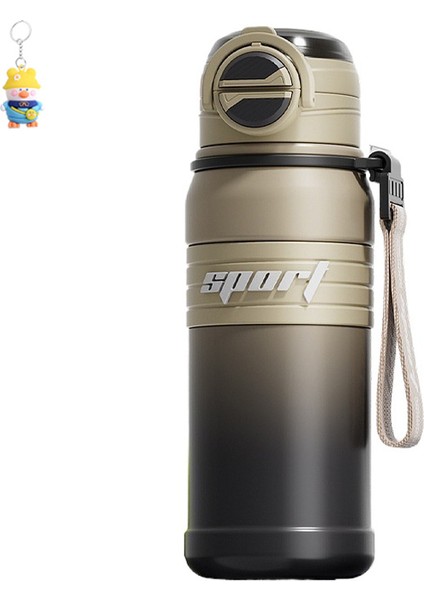 316 Paslanmaz Çelik Büyük Kapasiteli Spor Zıplama Termos Kupası Açık Taşınabilir Çift Içme Ağızı Degrade Su Bardağı (Yurt Dışından)