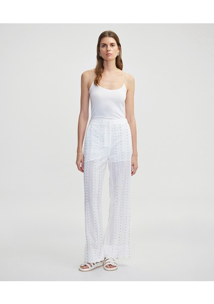 Strass Taş Baskılı Pantolon IS1250003227096 fiyatları