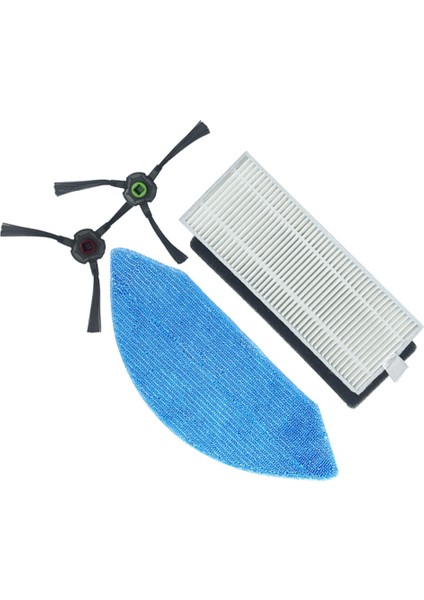 Ecovacs Deebot U2 Robotik Süpürge Için Filtreli Paspas Yan Fırçalı 4 Adet Buharlı Paspas Bezi Makinesi (Yurt Dışından) indirimleri