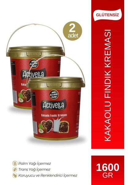 Kakaolu Fındık Kreması 800GR X2