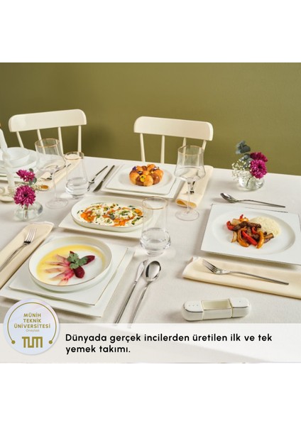 Red Carpet Collection Fine Pearl Extra Nish 62 Parça 12 Kişilik Yemek Takımı Gold