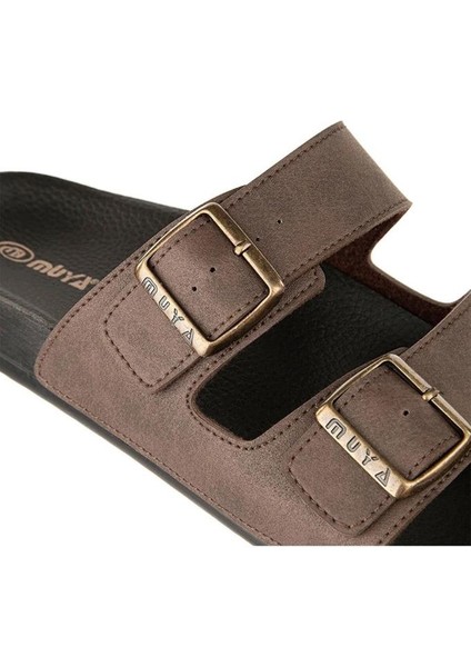 Nova 31410-165 Anatomik Taban Erkek Terlik Kahve 40-45
