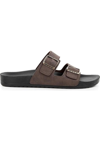 Nova 31410-165 Anatomik Taban Erkek Terlik Kahve 40-45