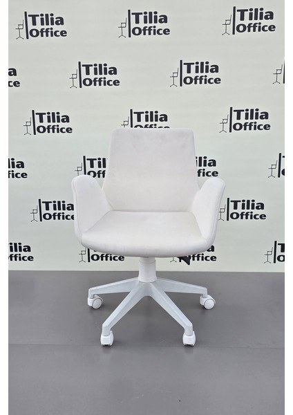 Maki Çalışma ve Çocuk Koltuğu Beyaz Ayak