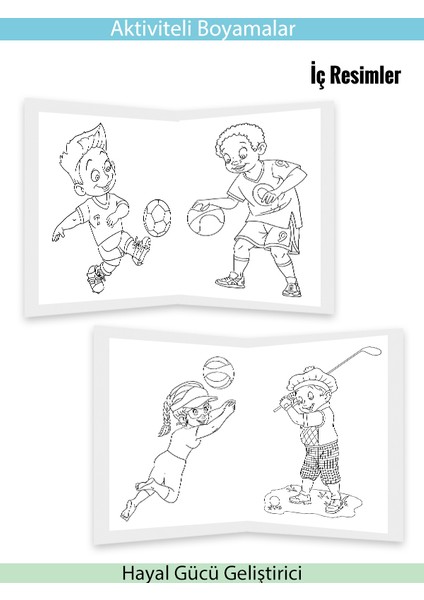 Sporcular Boyama Kitabı - Feyyaz Ulaş fiyatları