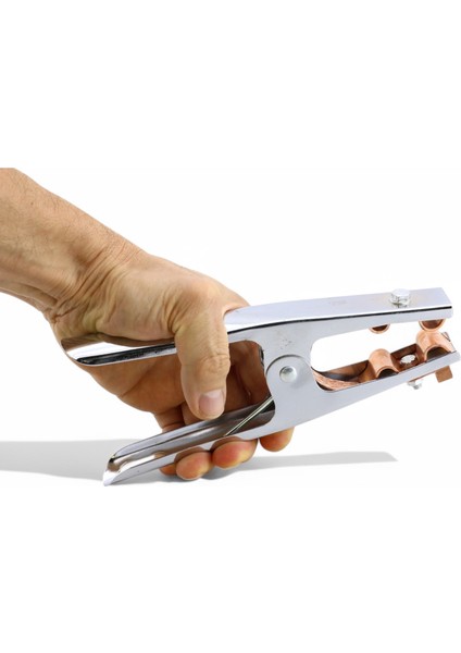 300 Amper Elektrod Kaynak Bakır Destekli Kaynakçı Pense Kaynak Şase Pensesi 1 Adet Tek fırsatları