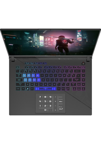 Rog Strix G16 Amd Ryzen 9 9955HX 24GB 2tb SSD RTX5070TI/12GB 140W 16" Qhd+ 240Hz Freedos Taşınabilir Bilgisayar & Per4 Çanta G614FRS5112P314