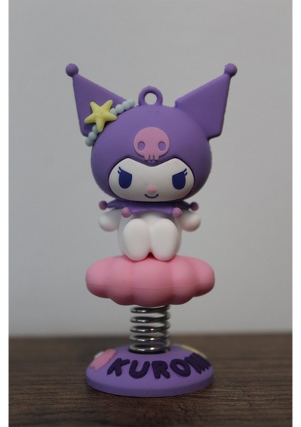 Sanrio Lisanslı Okyanus Hazinesi Hareketli Araba Süsü - Kuromi