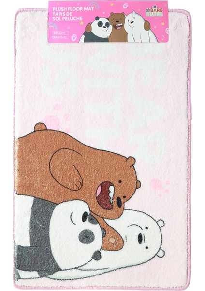 We Bare Bears Peluş Küçük Halı - Pembe fiyatları