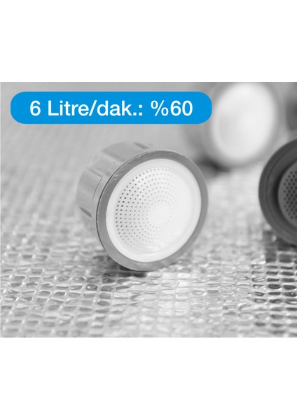 Ayretör Su Tasarruf Aparatı 3 Lü Set/ Musluk Ucu /Su Tasarruf Cihazı Made in Italy