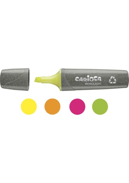 Carioca Eco Family Fosforlu Marker 4'lü fiyatları