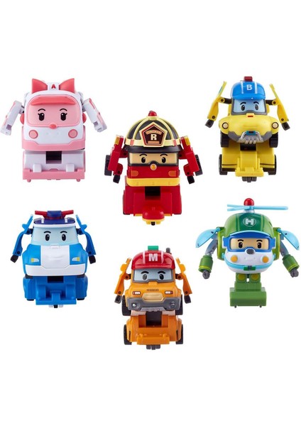 Polı ZR-915 Robocar Poli Quick Transforming Mini Rescue Deluxe Set modelleri