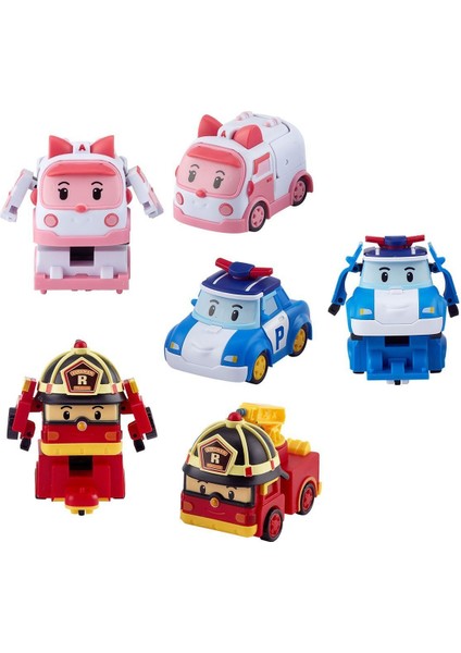 Polı ZR-915 Robocar Poli Quick Transforming Mini Rescue Deluxe Set fırsatları