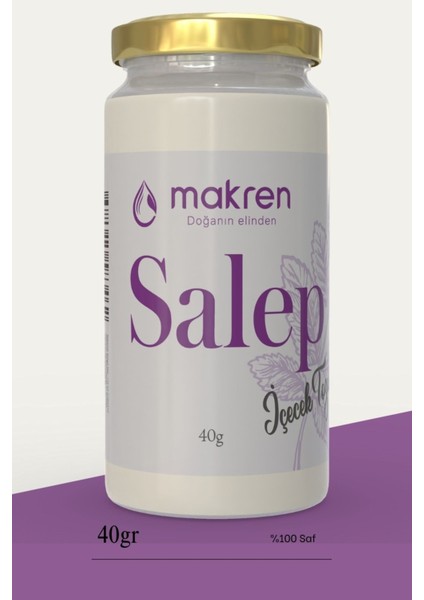 Saf Sahlep 40 gr - Doğal ve Lezzetli Sahlep
