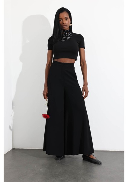 Siyah Bisiklet Yaka Likralı Tişört 3626 fiyatları