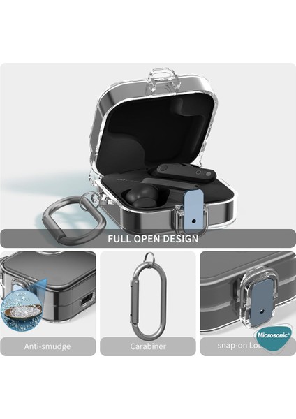 Nothing Cmf Buds Pro 2 Kılıf Safety Lock Protection Füme
