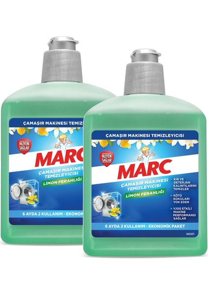 Çamaşır Mak.Temizleyicisi Limon 2X500ML fiyatları
