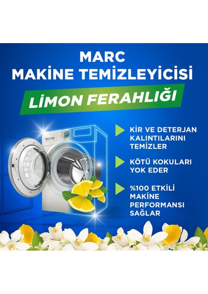 Çamaşır Mak.Temizleyicisi Limon 2X500ML modelleri