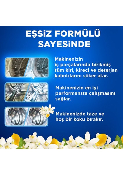 Çamaşır Mak.Temizleyicisi Limon 2X500ML fırsatları