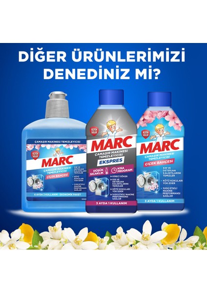 Çamaşır Mak.Temizleyicisi Limon 2X500ML
