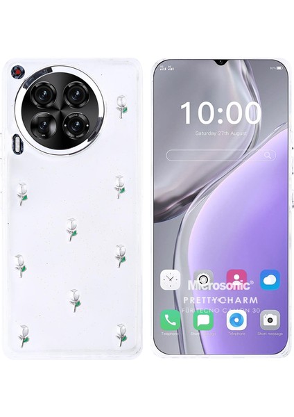 Tecno Camon 30 Kılıf Prettycharm Tulip