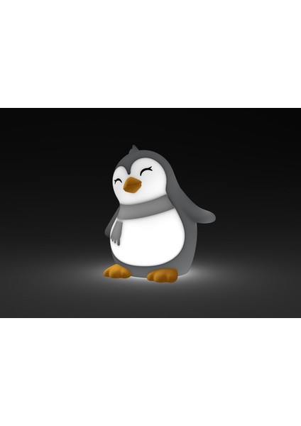 Silikon Şarjlı Gece Lambası Penguen