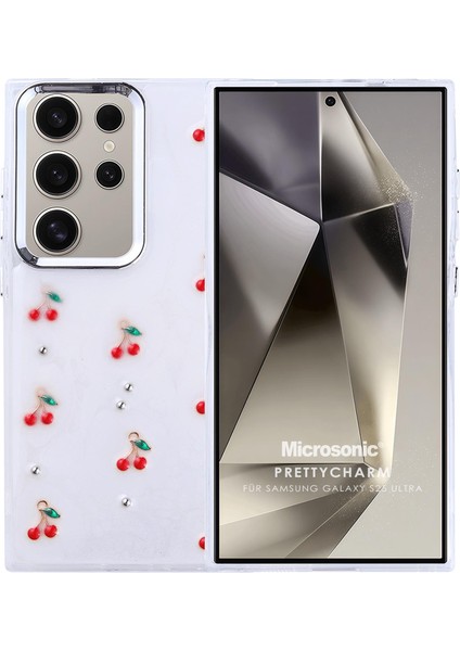 Samsung Galaxy S25 Ultra Kılıf Prettycharm Cherry