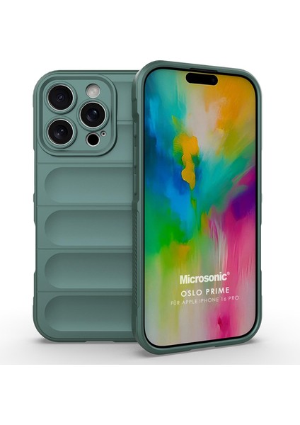 Apple iPhone 16 Pro Kılıf Oslo Prime Yeşil